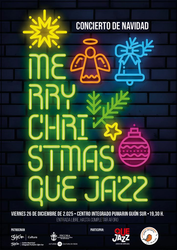 Cartel del Concierto MERRY CRISTMAS QUE JAZZ